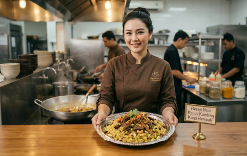 Menghadirkan Kelezatan Timur Tengah di Rumah: Resep Nasi Kebuli Kambing Kaya Rempah cover